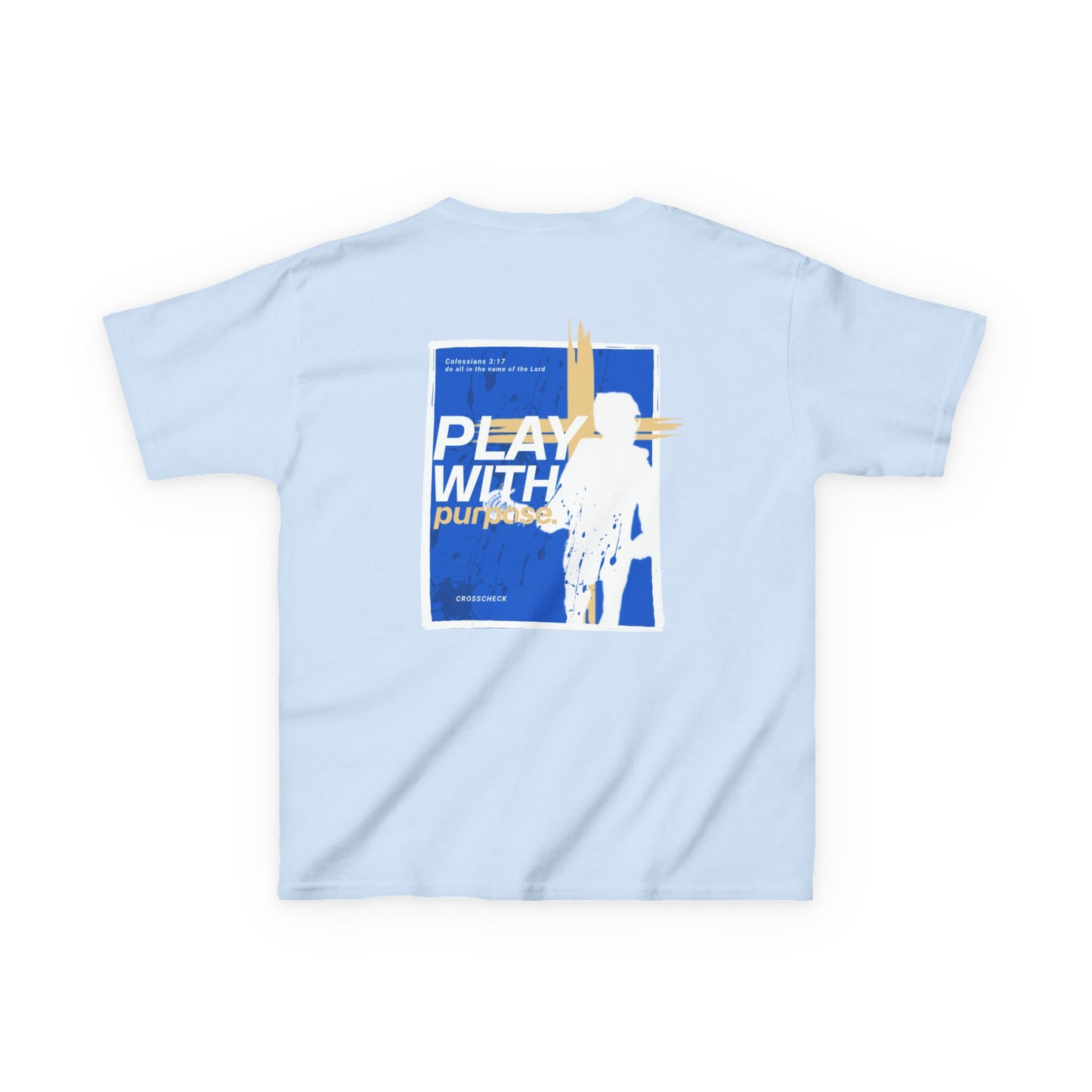 PLAY WITH PURPOSE (Youth) - Graphic Tee by crosscheck