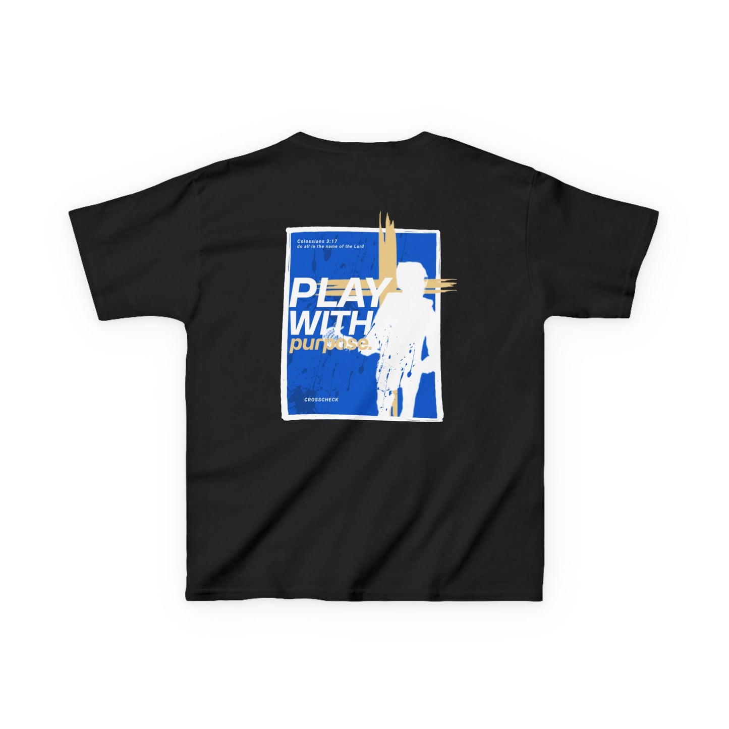 PLAY WITH PURPOSE (Youth) - Graphic Tee by crosscheck